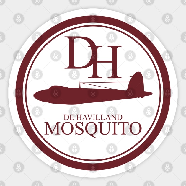 de Havilland Mosquito Sticker by TCP